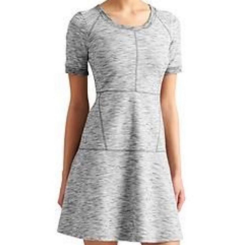 Athleta Grey Heather Ponte En Route Dress Sz.XS